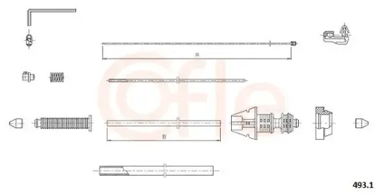 Gaszug COFLE 493.1 Bild Gaszug COFLE 493.1