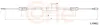 Seilzug, Feststellbremse hinten links COFLE 92.1.FD022