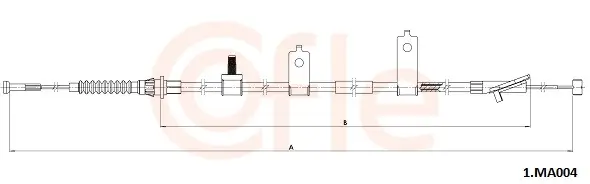 Seilzug, Feststellbremse COFLE 92.1.MA004