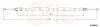 Seilzug, Feststellbremse hinten links COFLE 92.1.RE007 Bild Seilzug, Feststellbremse hinten links COFLE 92.1.RE007