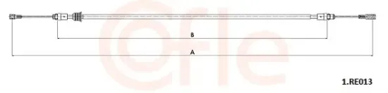 Seilzug, Feststellbremse vorne COFLE 92.1.RE013 Bild Seilzug, Feststellbremse vorne COFLE 92.1.RE013