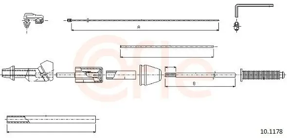 Gaszug COFLE 92.10.1178