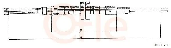 Seilzug, Feststellbremse hinten links COFLE 92.10.6023