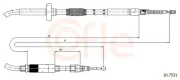 Seilzug, Feststellbremse hinten links hinten rechts COFLE 92.10.7531