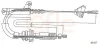 Seilzug, Feststellbremse hinten links vorne COFLE 92.10.817 Bild Seilzug, Feststellbremse hinten links vorne COFLE 92.10.817