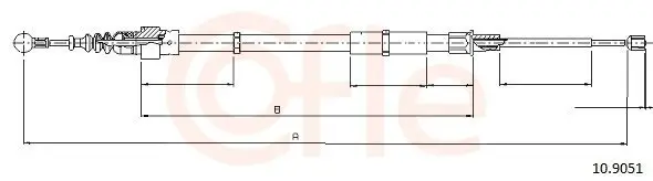 Seilzug, Feststellbremse COFLE 92.10.9051