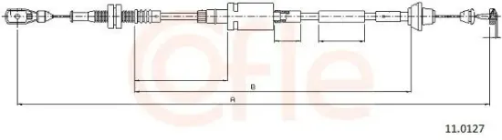 Gaszug COFLE 92.11.0127 Bild Gaszug COFLE 92.11.0127