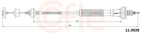 Seilzug, Kupplungsbetätigung COFLE 92.11.3028 Bild Seilzug, Kupplungsbetätigung COFLE 92.11.3028