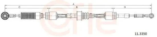 Seilzug, Schaltgetriebe COFLE 92.11.3350 Bild Seilzug, Schaltgetriebe COFLE 92.11.3350