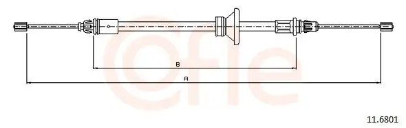 Seilzug, Feststellbremse vorne COFLE 92.11.6801
