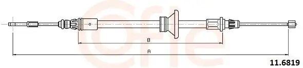 Seilzug, Feststellbremse vorne COFLE 92.11.6819