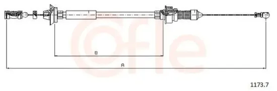 Gaszug COFLE 92.1173.7 Bild Gaszug COFLE 92.1173.7