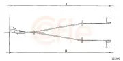 Heizklappenzug COFLE 92.12.506