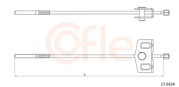 Seilzug, Feststellbremse COFLE 92.17.0324