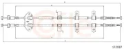 Seilzug, Feststellbremse hinten COFLE 92.17.0587