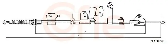 Seilzug, Feststellbremse hinten links COFLE 92.17.1096