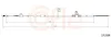 Seilzug, Feststellbremse hinten links COFLE 92.17.2119 Bild Seilzug, Feststellbremse hinten links COFLE 92.17.2119