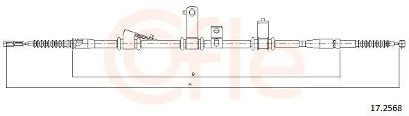 Seilzug, Feststellbremse hinten links COFLE 92.17.2568