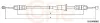 Seilzug, Feststellbremse hinten COFLE 92.20.160B082 Bild Seilzug, Feststellbremse hinten COFLE 92.20.160B082