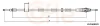 Seilzug, Feststellbremse hinten links COFLE 92.20.160B501