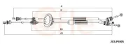 Seilzug, Schaltgetriebe COFLE 92.2CB.PE005