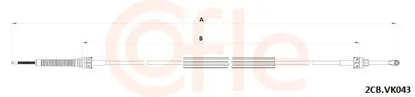 Seilzug, Schaltgetriebe COFLE 92.2CB.VK043