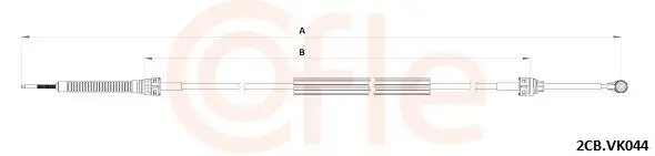 Seilzug, Schaltgetriebe COFLE 92.2CB.VK044