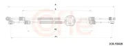 Seilzug, Schaltgetriebe COFLE 92.2CB.FD028