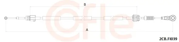 Seilzug, Schaltgetriebe COFLE 92.2CB.FI039