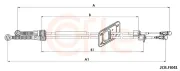 Seilzug, Schaltgetriebe COFLE 92.2CB.FI041