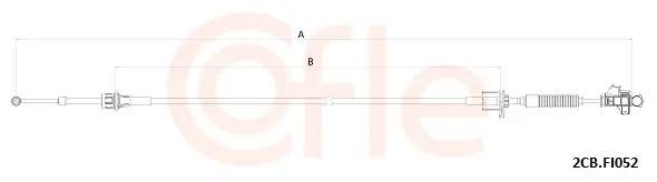 Seilzug, Schaltgetriebe COFLE 92.2CB.FI052
