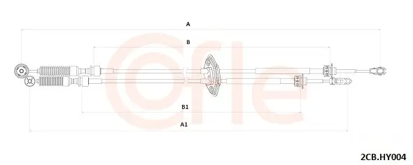 Seilzug, Schaltgetriebe COFLE 92.2CB.HY004