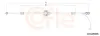 Seilzug, Schaltgetriebe links COFLE 92.2CB.ME006
