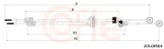 Seilzug, Schaltgetriebe COFLE 92.2CB.OP014