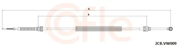 Seilzug, Schaltgetriebe COFLE 92.2CB.VK009
