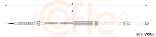 Seilzug, Schaltgetriebe COFLE 92.2CB.VK036 Bild Seilzug, Schaltgetriebe COFLE 92.2CB.VK036