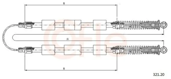 Seilzug, Feststellbremse COFLE 92.321.20