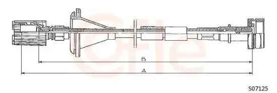 Tachowelle COFLE 92.S07125 Bild Tachowelle COFLE 92.S07125