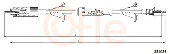 Tachowelle COFLE 92.S31034