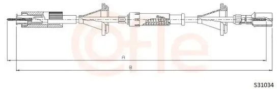 Tachowelle COFLE 92.S31034 Bild Tachowelle COFLE 92.S31034