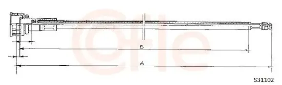 Tachowelle COFLE 92.S31102 Bild Tachowelle COFLE 92.S31102