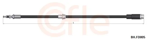 Bremsschlauch Vorderachse COFLE 92.BH.FD005