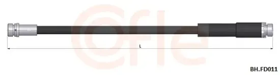Bremsschlauch Hinterachse COFLE 92.BH.FD011 Bild Bremsschlauch Hinterachse COFLE 92.BH.FD011