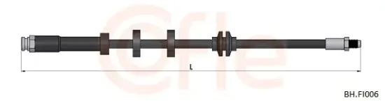 Bremsschlauch Vorderachse rechts COFLE 92.BH.FI006 Bild Bremsschlauch Vorderachse rechts COFLE 92.BH.FI006