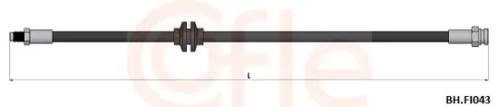 Bremsschlauch Vorderachse COFLE 92.BH.FI043 Bild Bremsschlauch Vorderachse COFLE 92.BH.FI043