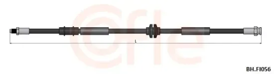 Bremsschlauch Vorderachse COFLE 92.BH.FI056 Bild Bremsschlauch Vorderachse COFLE 92.BH.FI056