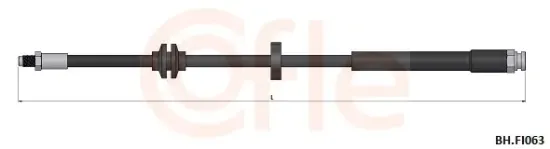 Bremsschlauch Vorderachse COFLE 92.BH.FI063 Bild Bremsschlauch Vorderachse COFLE 92.BH.FI063