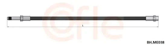 Bremsschlauch COFLE 92.BH.ME038 Bild Bremsschlauch COFLE 92.BH.ME038