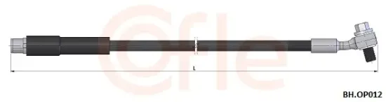 Bremsschlauch Hinterachse COFLE 92.BH.OP012 Bild Bremsschlauch Hinterachse COFLE 92.BH.OP012