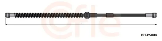Bremsschlauch Vorderachse COFLE 92.BH.PS004 Bild Bremsschlauch Vorderachse COFLE 92.BH.PS004